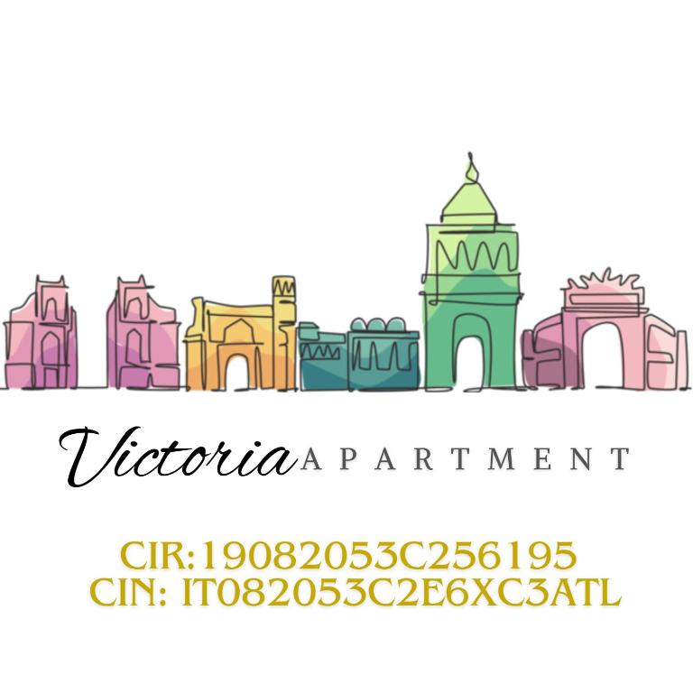 Logo Victoria Apartment con codici CIN e CIR